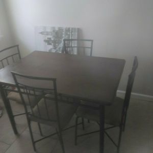 Table with chairs 50 -or best offer
